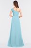 ColsBM Meredith Aqua Elegant A-line Asymmetric Neckline Zip up Floor Length Bridesmaid Dresses
