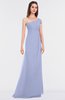 ColsBM Meredith Blue Heron Elegant A-line Asymmetric Neckline Zip up Floor Length Bridesmaid Dresses