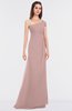 ColsBM Meredith Blush Pink Elegant A-line Asymmetric Neckline Zip up Floor Length Bridesmaid Dresses