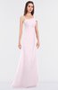 ColsBM Meredith Blush Elegant A-line Asymmetric Neckline Zip up Floor Length Bridesmaid Dresses