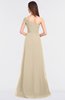 ColsBM Meredith Champagne Elegant A-line Asymmetric Neckline Zip up Floor Length Bridesmaid Dresses
