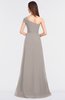 ColsBM Meredith Fawn Elegant A-line Asymmetric Neckline Zip up Floor Length Bridesmaid Dresses