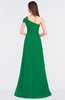 ColsBM Meredith Green Elegant A-line Asymmetric Neckline Zip up Floor Length Bridesmaid Dresses
