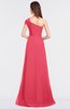 ColsBM Meredith Guava Elegant A-line Asymmetric Neckline Zip up Floor Length Bridesmaid Dresses