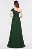 ColsBM Meredith Hunter Green Elegant A-line Asymmetric Neckline Zip up Floor Length Bridesmaid Dresses