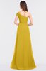 ColsBM Meredith Lemon Curry Elegant A-line Asymmetric Neckline Zip up Floor Length Bridesmaid Dresses