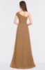 ColsBM Meredith Light Brown Elegant A-line Asymmetric Neckline Zip up Floor Length Bridesmaid Dresses
