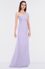 ColsBM Meredith Light Purple Elegant A-line Asymmetric Neckline Zip up Floor Length Bridesmaid Dresses