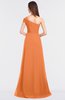 ColsBM Meredith Mango Elegant A-line Asymmetric Neckline Zip up Floor Length Bridesmaid Dresses