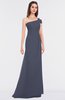 ColsBM Meredith Nightshadow Blue Elegant A-line Asymmetric Neckline Zip up Floor Length Bridesmaid Dresses