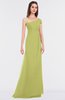 ColsBM Meredith Pistachio Elegant A-line Asymmetric Neckline Zip up Floor Length Bridesmaid Dresses