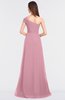 ColsBM Meredith Rosebloom Elegant A-line Asymmetric Neckline Zip up Floor Length Bridesmaid Dresses