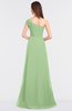 ColsBM Meredith Sage Green Elegant A-line Asymmetric Neckline Zip up Floor Length Bridesmaid Dresses