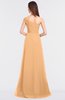 ColsBM Meredith Salmon Buff Elegant A-line Asymmetric Neckline Zip up Floor Length Bridesmaid Dresses