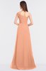 ColsBM Meredith Salmon Elegant A-line Asymmetric Neckline Zip up Floor Length Bridesmaid Dresses