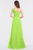 ColsBM Meredith Sharp Green Elegant A-line Asymmetric Neckline Zip up Floor Length Bridesmaid Dresses