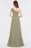ColsBM Meredith Sponge Elegant A-line Asymmetric Neckline Zip up Floor Length Bridesmaid Dresses