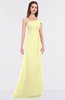 ColsBM Meredith Wax Yellow Elegant A-line Asymmetric Neckline Zip up Floor Length Bridesmaid Dresses