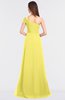 ColsBM Meredith Yellow Iris Elegant A-line Asymmetric Neckline Zip up Floor Length Bridesmaid Dresses