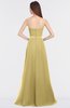 ColsBM Caitlin Gold Modern A-line Spaghetti Sleeveless Appliques Bridesmaid Dresses