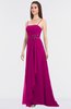 ColsBM Caitlin Hot Pink Modern A-line Spaghetti Sleeveless Appliques Bridesmaid Dresses