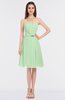 ColsBM Heavenly Light Green Glamorous A-line Bateau Sleeveless Zip up Appliques Bridesmaid Dresses