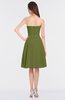 ColsBM Heavenly Olive Green Glamorous A-line Bateau Sleeveless Zip up Appliques Bridesmaid Dresses