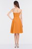 ColsBM Heavenly Orange Glamorous A-line Bateau Sleeveless Zip up Appliques Bridesmaid Dresses