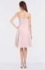 ColsBM Heavenly Petal Pink Glamorous A-line Bateau Sleeveless Zip up Appliques Bridesmaid Dresses