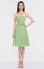 ColsBM Heavenly Sage Green Glamorous A-line Bateau Sleeveless Zip up Appliques Bridesmaid Dresses