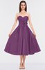 ColsBM Kallie Argyle Purple Gorgeous A-line Strapless Sleeveless Flower Bridesmaid Dresses