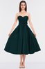 ColsBM Kallie Blue Green Gorgeous A-line Strapless Sleeveless Flower Bridesmaid Dresses