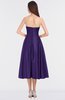 ColsBM Kallie Dark Purple Gorgeous A-line Strapless Sleeveless Flower Bridesmaid Dresses
