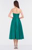 ColsBM Kallie Emerald Green Gorgeous A-line Strapless Sleeveless Flower Bridesmaid Dresses