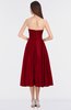 ColsBM Kallie Haute Red Gorgeous A-line Strapless Sleeveless Flower Bridesmaid Dresses