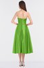 ColsBM Kallie Jasmine Green Gorgeous A-line Strapless Sleeveless Flower Bridesmaid Dresses
