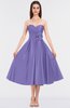 ColsBM Kallie Lapis Purple Gorgeous A-line Strapless Sleeveless Flower Bridesmaid Dresses