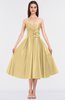 ColsBM Kallie Light Yellow Gorgeous A-line Strapless Sleeveless Flower Bridesmaid Dresses