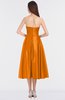 ColsBM Kallie Orange Gorgeous A-line Strapless Sleeveless Flower Bridesmaid Dresses
