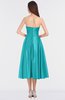 ColsBM Kallie Turquoise Gorgeous A-line Strapless Sleeveless Flower Bridesmaid Dresses