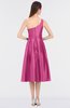 ColsBM Ellison Carnation Pink Mature A-line Asymmetric Neckline Sleeveless Zip up Bridesmaid Dresses
