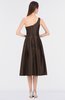 ColsBM Ellison Chestnut Brown Mature A-line Asymmetric Neckline Sleeveless Zip up Bridesmaid Dresses