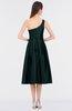 ColsBM Ellison Dark Green Mature A-line Asymmetric Neckline Sleeveless Zip up Bridesmaid Dresses