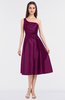 ColsBM Ellison Magenta Purple Mature A-line Asymmetric Neckline Sleeveless Zip up Bridesmaid Dresses