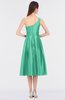 ColsBM Ellison Mint Green Mature A-line Asymmetric Neckline Sleeveless Zip up Bridesmaid Dresses