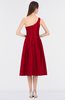 ColsBM Ellison Red Mature A-line Asymmetric Neckline Sleeveless Zip up Bridesmaid Dresses
