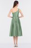 ColsBM Ellison Smoke Green Mature A-line Asymmetric Neckline Sleeveless Zip up Bridesmaid Dresses