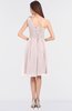 ColsBM Dalary Light Pink Classic A-line Asymmetric Neckline Sleeveless Criss-cross Straps Knee Length Bridesmaid Dresses