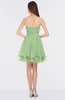 ColsBM Makenna Gleam Glamorous A-line Strapless Sleeveless Mini Beaded Bridesmaid Dresses