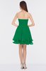 ColsBM Makenna Green Glamorous A-line Strapless Sleeveless Mini Beaded Bridesmaid Dresses